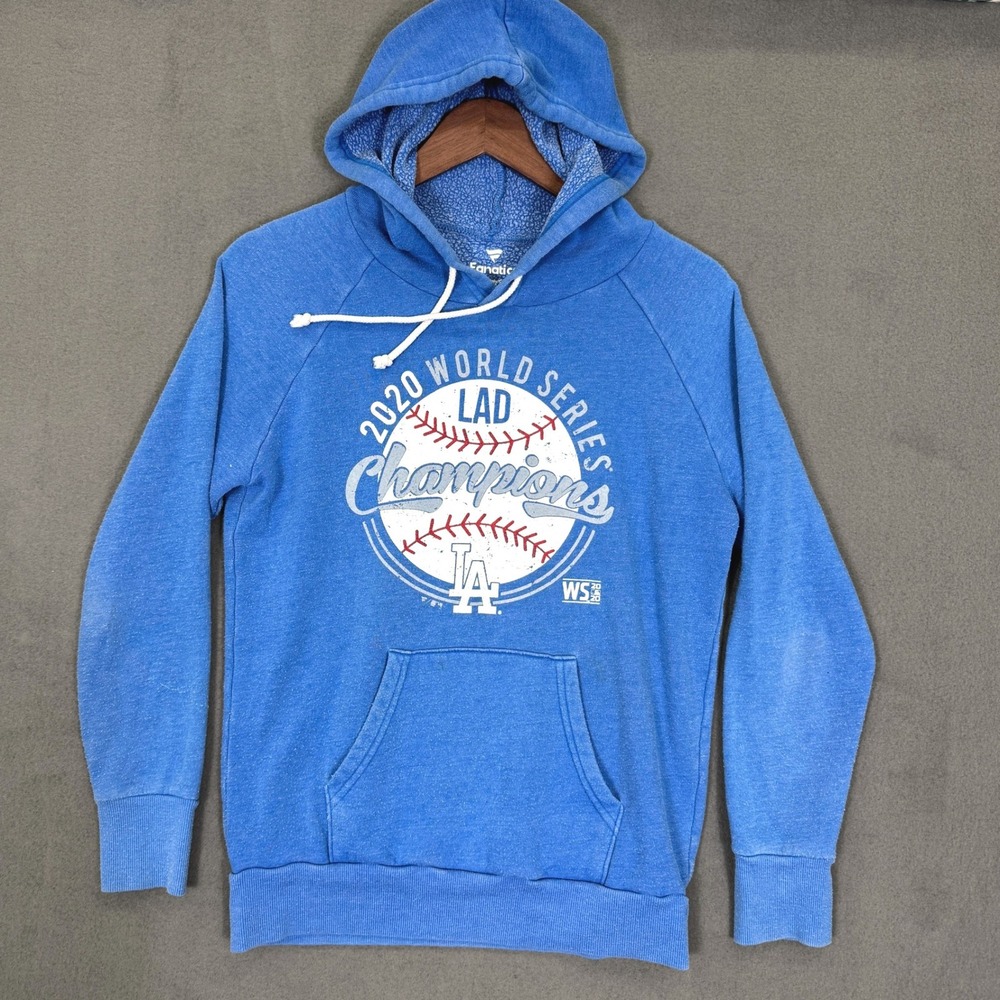 Fanatics Hoodie Women S Blue 2020 World Series Champions LA Dodgers MLB Baseball